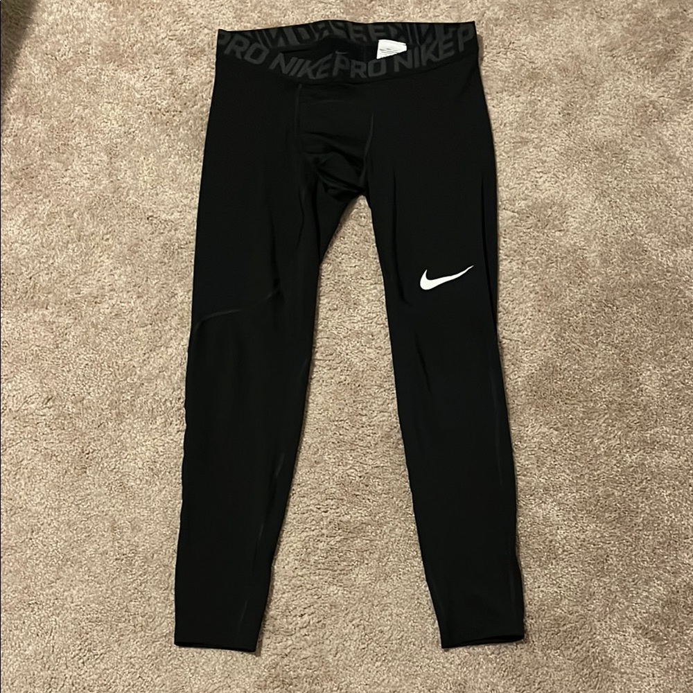 Nike Pro Combat Full Length Leggings Compression Black